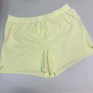 All in Motion Women's Light Yellow Athletic Shorts